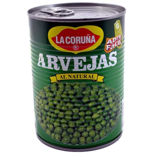 [003200] Arvejas Al Natural La Coruña Lata 600Gr