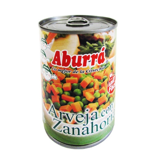 [000343] Arvejas Con Zanahoria Aburra Lata 300Gr