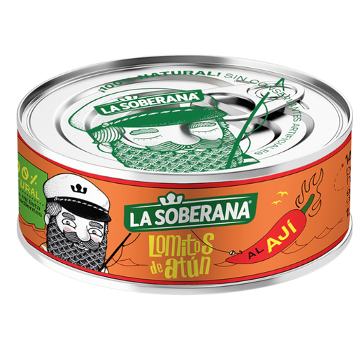 [042220] Lomitos  De Atún La Soberana Al Aji 140Gr