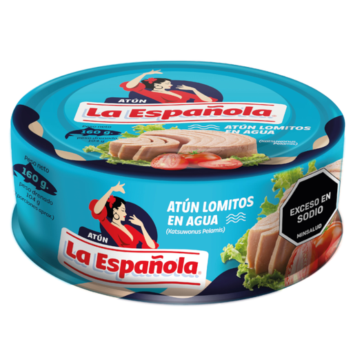 [012482] Atún Agua La Española Lata 160Gr