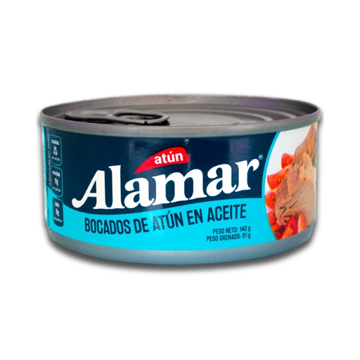 [050073] Atún Alamar Aceite Lomitos 140Gr