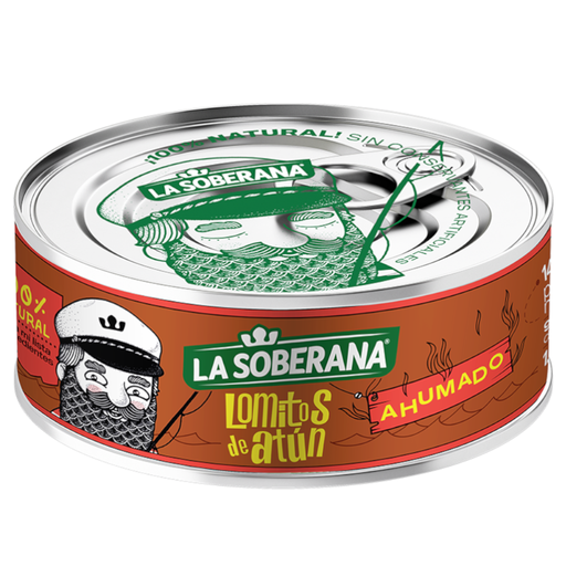 [041922] Lomitos De Atún La Soberana Ahumado 140Gr