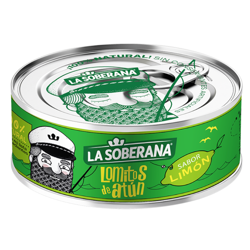 [041921] Lomitos De Atún La Soberana Sabor Limón 140Gr