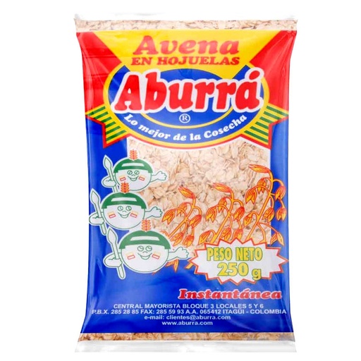[000310] Avena Aburra Hojuelas 250Gr