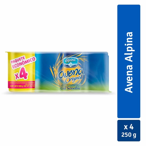 [009309] Avena Alpina Original Vaso 4 Unidades 1000Gr