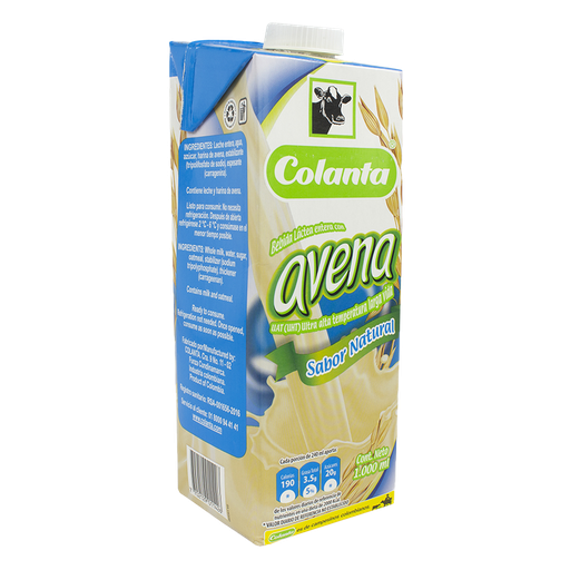[052528] Avena Colanta Natural UHT 1000Ml
