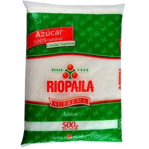 [003927] Azúcar Blanco Riopaila 500Gr