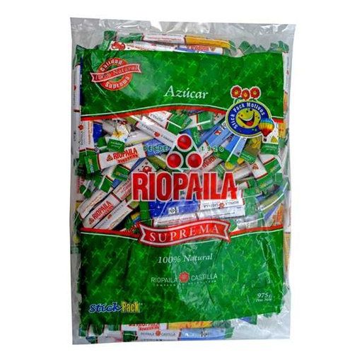 [003929] Azúcar Blanco Riopaila Sobres 975Gr