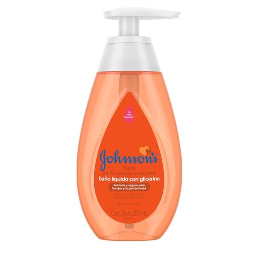 [050345] Baño Líquido Con Glicerina Johnson's Baby 200Ml