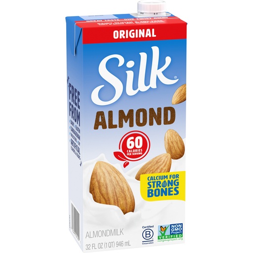 [052350] Bebida  Almendras Silk Original Tetrapak 946Ml