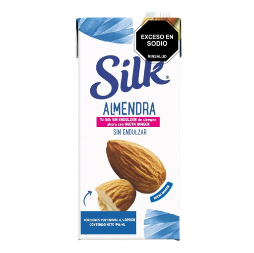 [052351] Bebida De Almendras Silk Sin Endulzar Tetrapack 946Ml