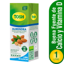 Bebida  Almendras Tosh Sin Azúcar 1000Ml