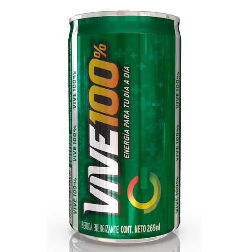 [051958] Bebida Energizante Vive 100% Lata 269Ml