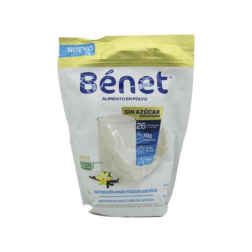 [051153] Bebida Polvo Bénet Vainilla Sin Azúcar Doypak 400Gr