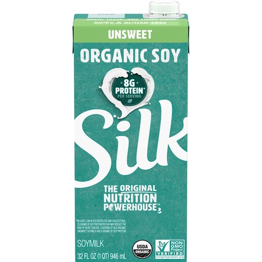 [052378] Bebida Soya Silk Sin Azucar Tetrapak 946Ml