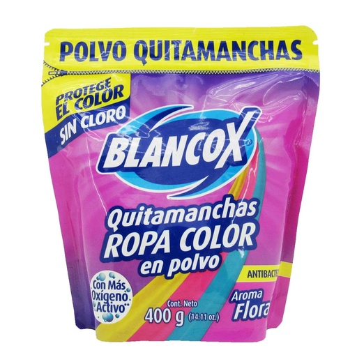 [048662] Blancox Polvo Quitamancha Doypak Ropa Color 400Gr
