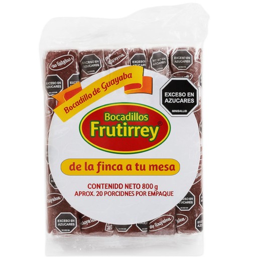 [007195] Bocadillo Frutirrey Bolsa 40Unidades 800Gr