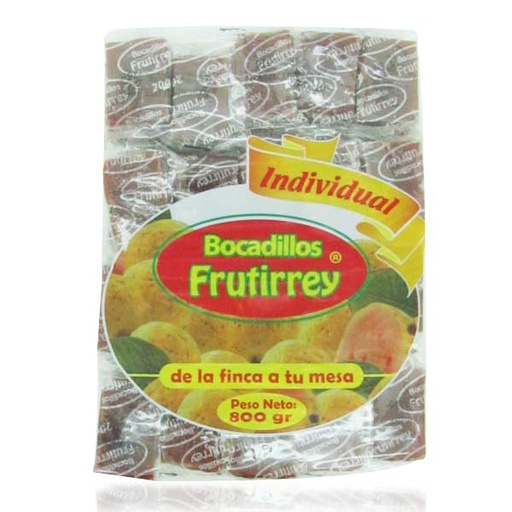 [007195] Bocadillo Frutirrey Bolsa 40Unidades 800Gr