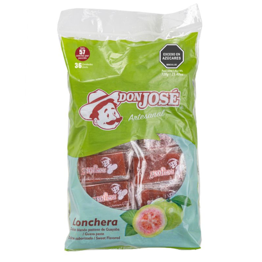 [002712] Bocadillo Guayaba Don Jose 36 Unidades 720Gr