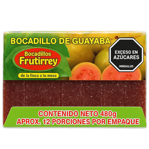 [007196] Bocadillo Trocitos Frutirrey Exportación 480Gr