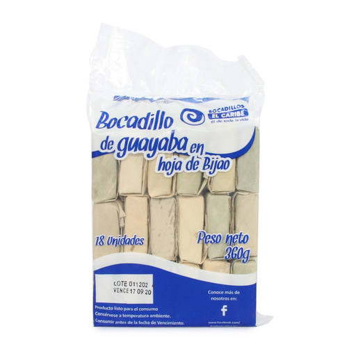 [050266] Bocadillo Veleño El Caribe 18 Unidades 360Gr
