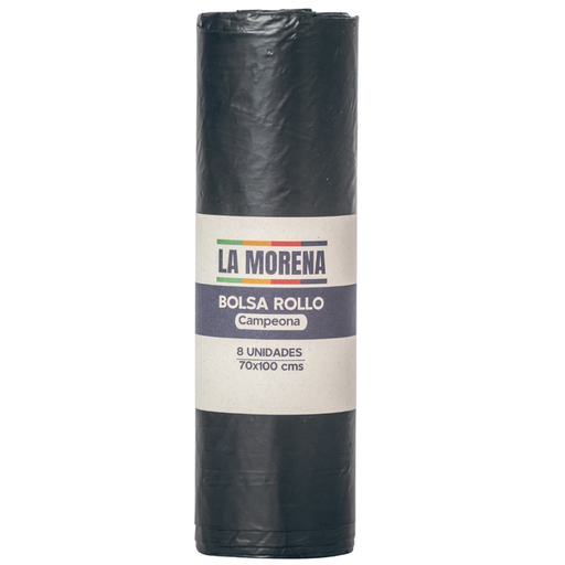 [002193] Bolsa Basura Negra La Morena 70X100Cm  8 Unidades