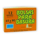 Bolsa Basura Negra Plásticos Arango 65X90 Caja 12 Unidades