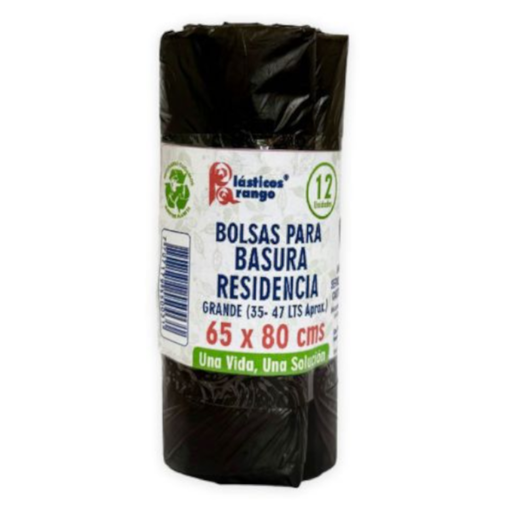[000925] Bolsa Basura Negra Plásticos Arango Residencia  65X80 12 Unidades