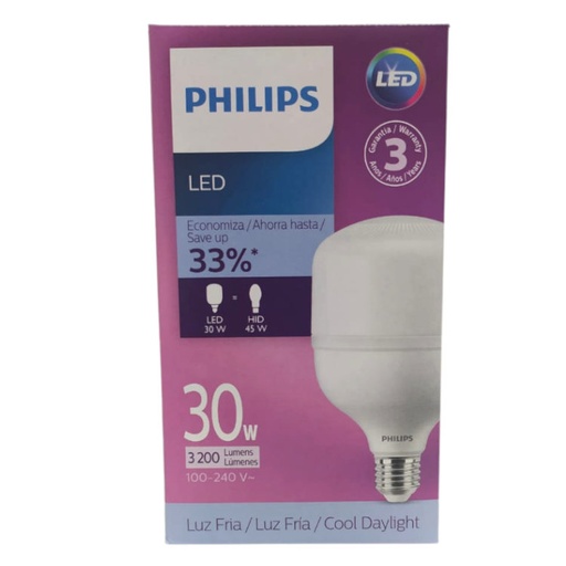 [052895] Bombillo Philips Led 30W 1 Unidad