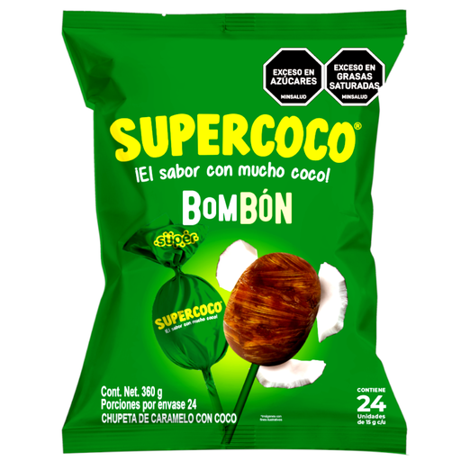 [039343] Bombon Super Coco 24 Unidades 360Gr