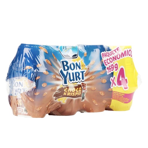 [017039] Bonyurt Chocokrispis 4 Unidades 676Gr