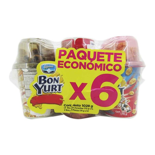 [050930] Bonyurt Multisabor 6 Unidades 1028Gr