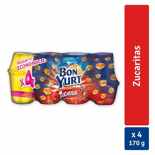 [017038] Bonyurt Alpina Zucaritas 4 Unidades 680Gr