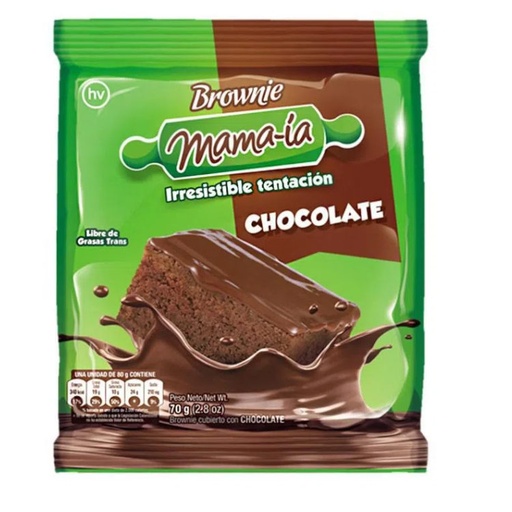 [053430] Brownie Mama-Ia Chocolate 70Gr