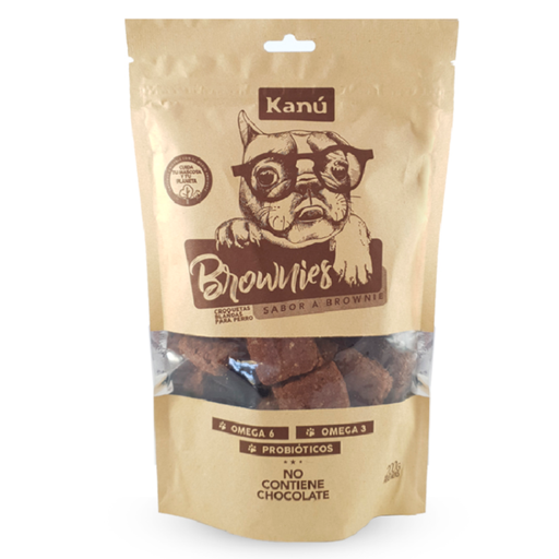 [050427] Brownies Perros Kanú Sin Chocolate 200Gr