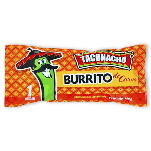 [011907] Burrito Carne Taconacho 1 Unidad 150Gr