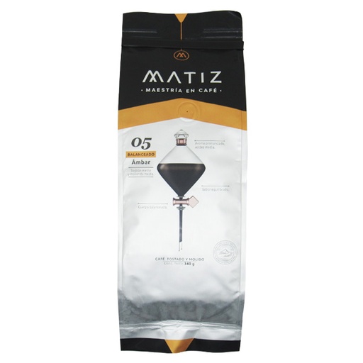 [048028] Cafe Matiz Ambar Molido Bolsa 340Gr
