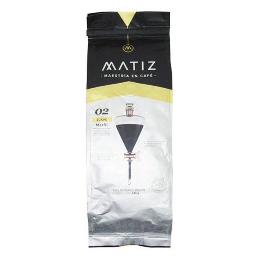 [048027] Cafe Matiz Marfil Molido Bolsa 340Gr
