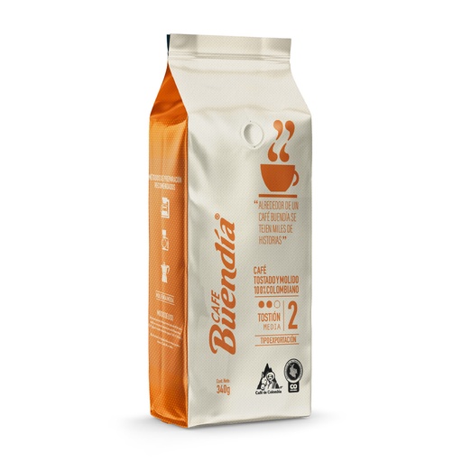 [052124] Café Buendía Molido Tostión Media 340Gr