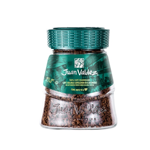 [053078] Café Soluble Juan Valdez Instantaneo Descafeinado 95Gr