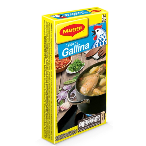 [053047] Caldo Gallina Maggi 54 Cubos 594Gr