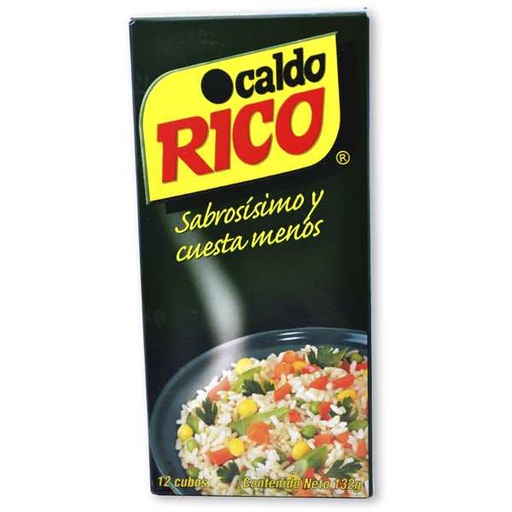 [006443] Caldo Rico 12Cubos 132Gr