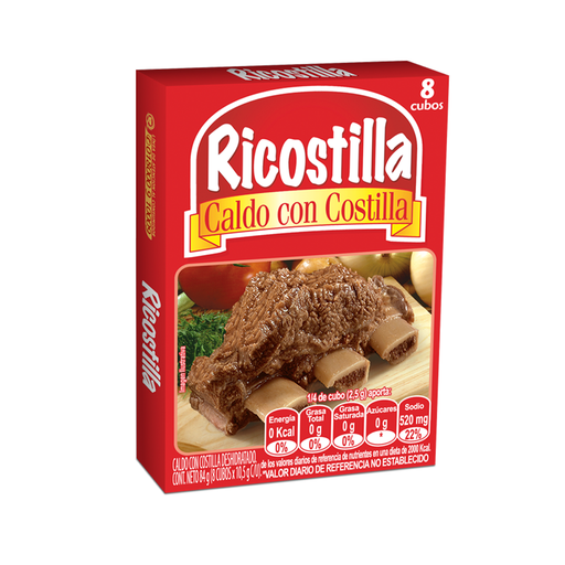 [052341] Caldo Ricostilla Caja 8 Unidades 84Gr