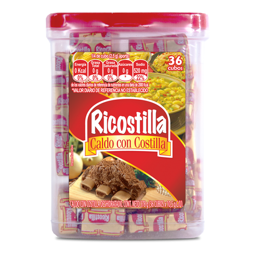 [052235] Caldo Ricostilla Tarro 36 Unidades 378Gr