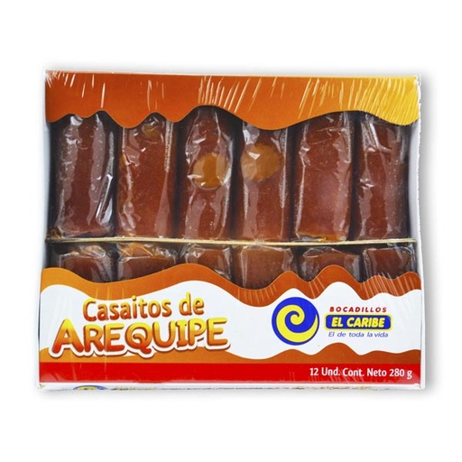 [000491] Casaitos El Caribe Arequipe 12 Unidades 280Gr