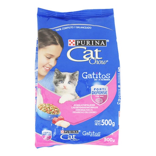 [019116] Cat Chow Gatitos Fortidefense 500Gr