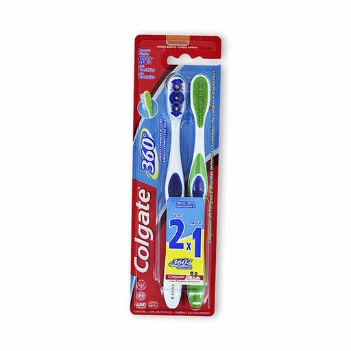 [004795] Cepillo Dental Colgate 360 Suave Pague 1 Lleve 2 Precio Especial