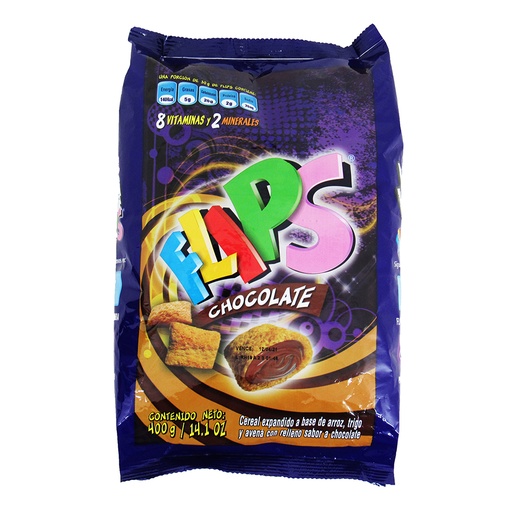 [051273] Cereal Flips Chocolate Bolsa 400Gr