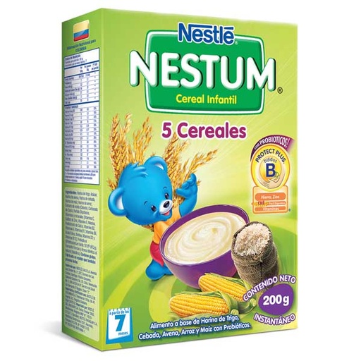 [007822] Cereal Infantil Nestum 5 Cereales Etapa 2 200Gr