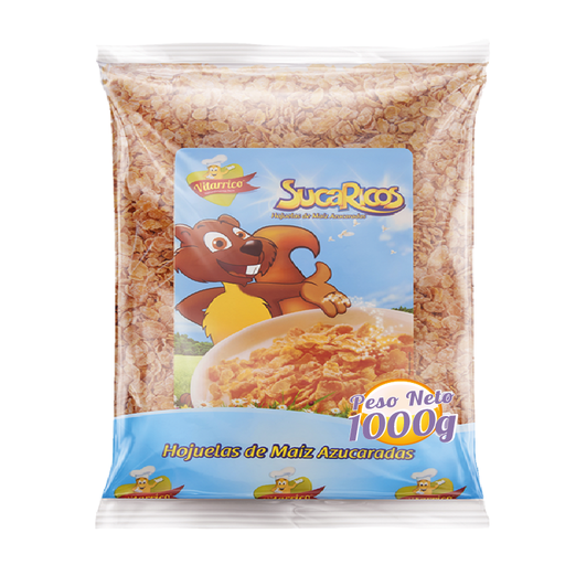 [007781] Cereal Vitarrico Hojuela Maiz Azucarada 1000Gr